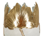Vaso decorativo in metallo, Ø17x47,5 cm – Leaf