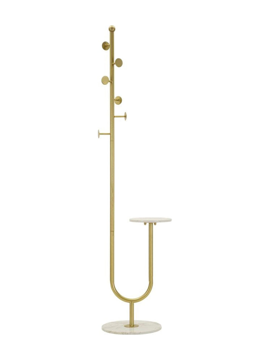 Appendiabiti in metallo oro, 40x35x176 cm – App/abiti Shelf