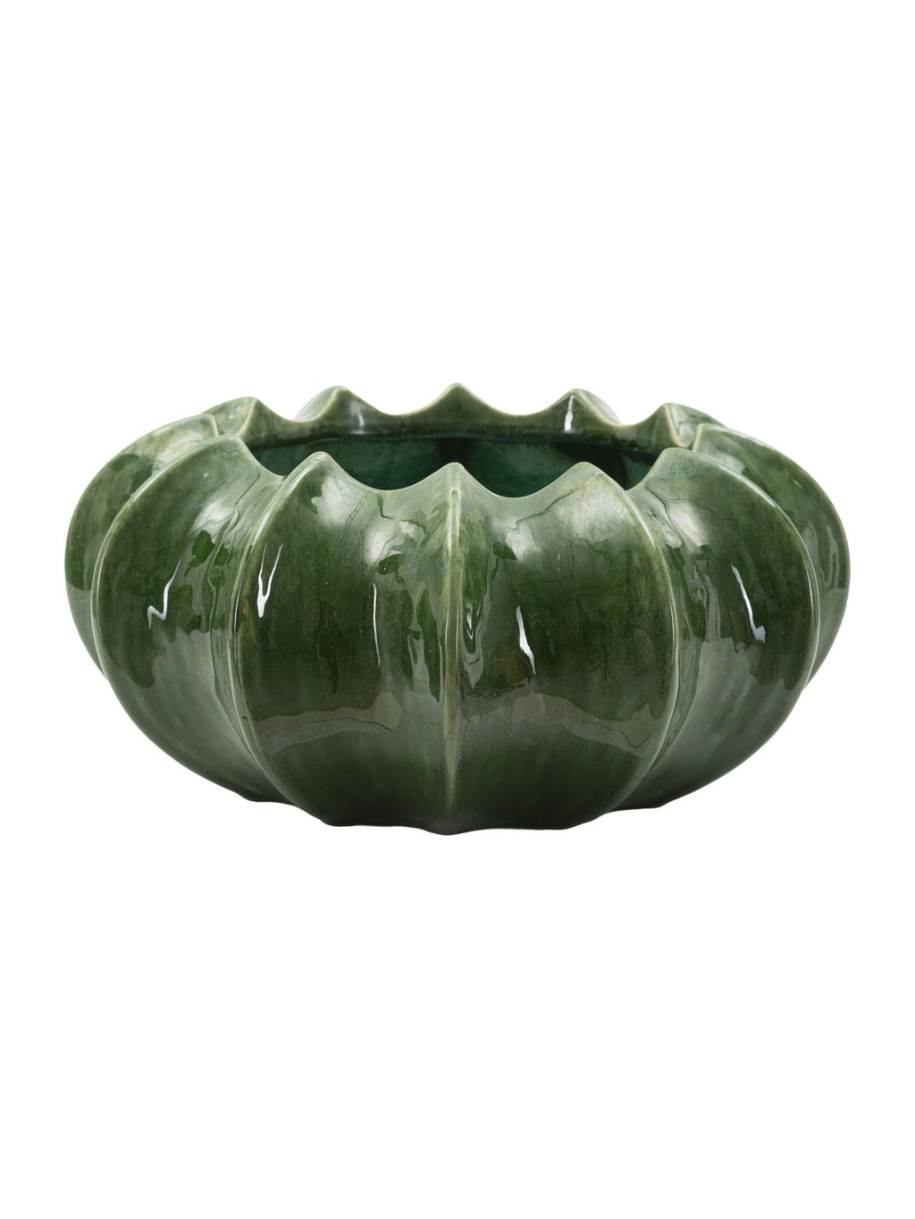 Cachepot in ceramica verde, Ø31x16 cm – Cactus