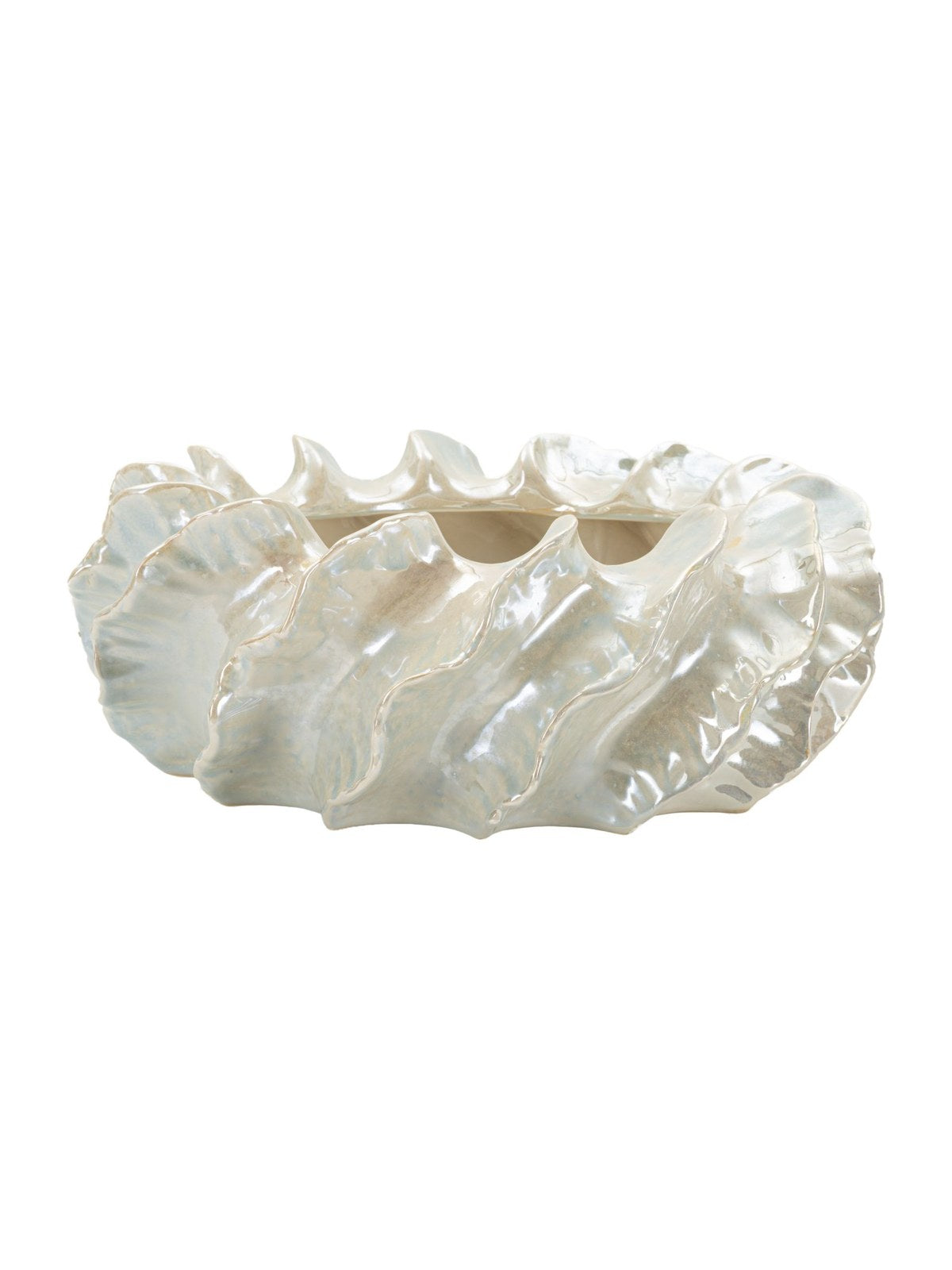 Cachepot in ceramica perla, Ø43x16 cm – Perly