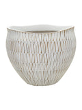 Cachepot in resina oro, Ø30,5x24,5 cm – Stiky