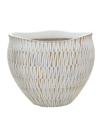 Cachepot in resina oro, Ø30,5x24,5 cm – Stiky