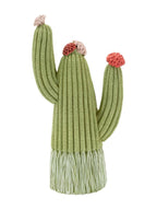 Scultura decorativa in resina multicolore, 10,5x6,5x20,5 cm – Cactus