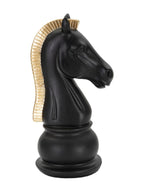 Scultura decorativa in resina nero, 10,5x8,5x19 cm – Cavallo