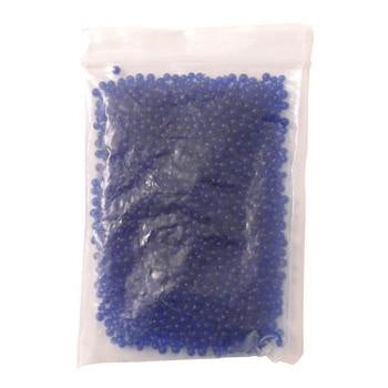 Bustina di palline decorative in gel blu (kit da 10)