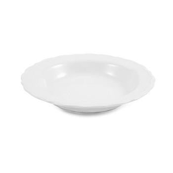 Piatto fondo Juliet bianco, Ø23 cm (kit da 10)
