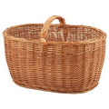 Portalegna in vimini rosso, 65 cm