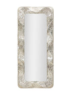 Specchio da parete in metallo argento, 70x6,5x160,5 cm – Argelux Rettangolare