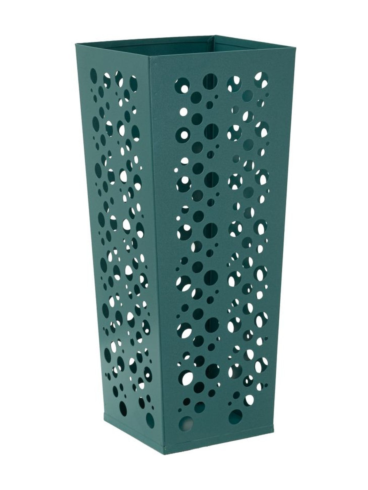 Portaombrelli in metallo verde, 19x19x48 cm – Lit