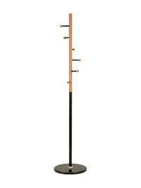 Appendiabiti in metallo nero, Ø37x172 cm – Step
