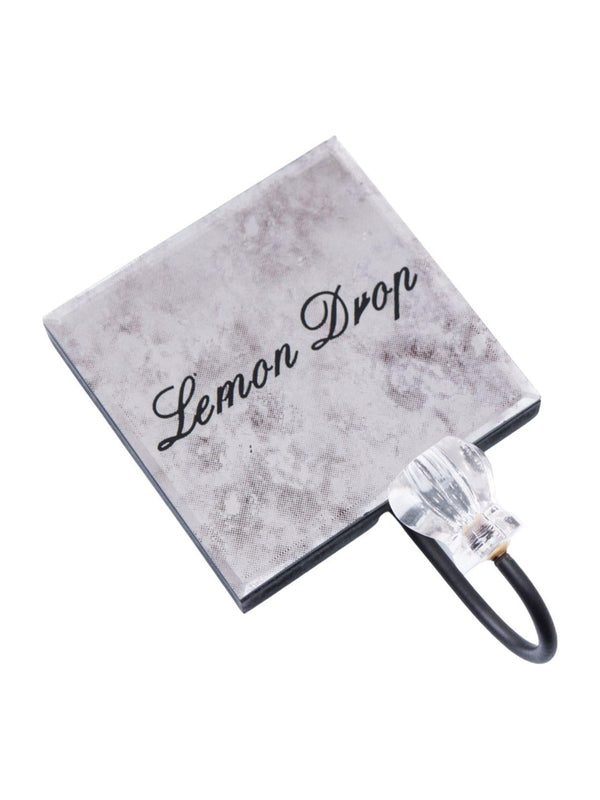 Appendino in metallo Drop Lemon, 10H16 cm (kit da 10)