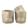 Cachepot contenitore tessuto grigio "home" cm 38x37- misure