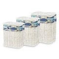 Portabiancheria collezione Beach, set di 3