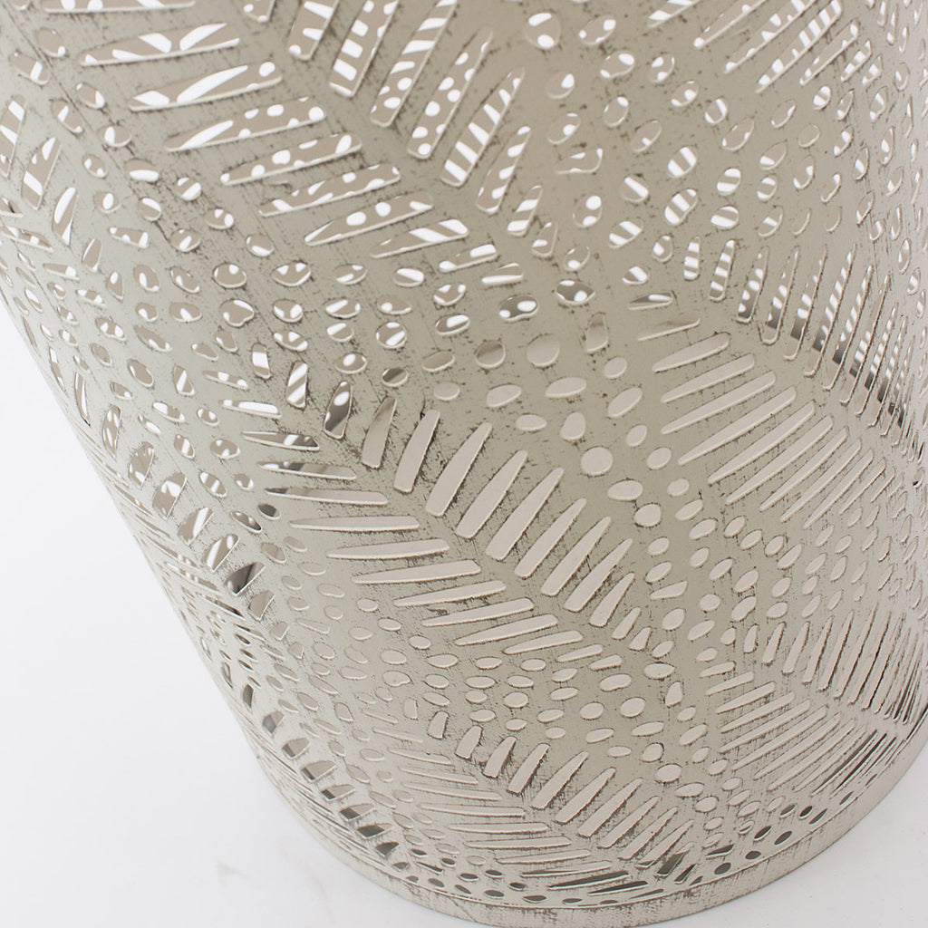 Portaombrelli in metallo avorio, Ø24H48 cm