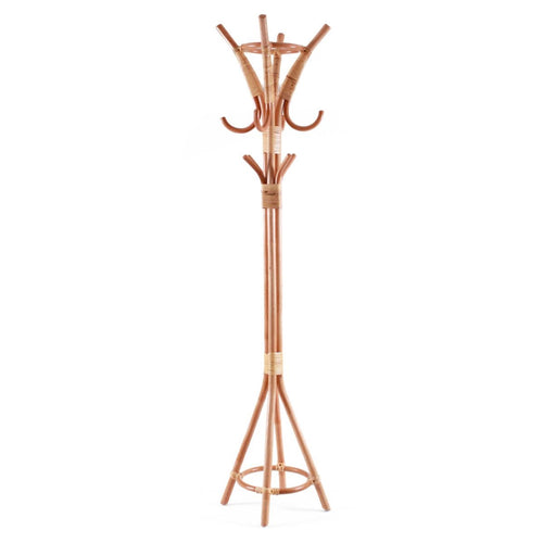 Appendiabiti in rattan naturale, Ø37x155 cm