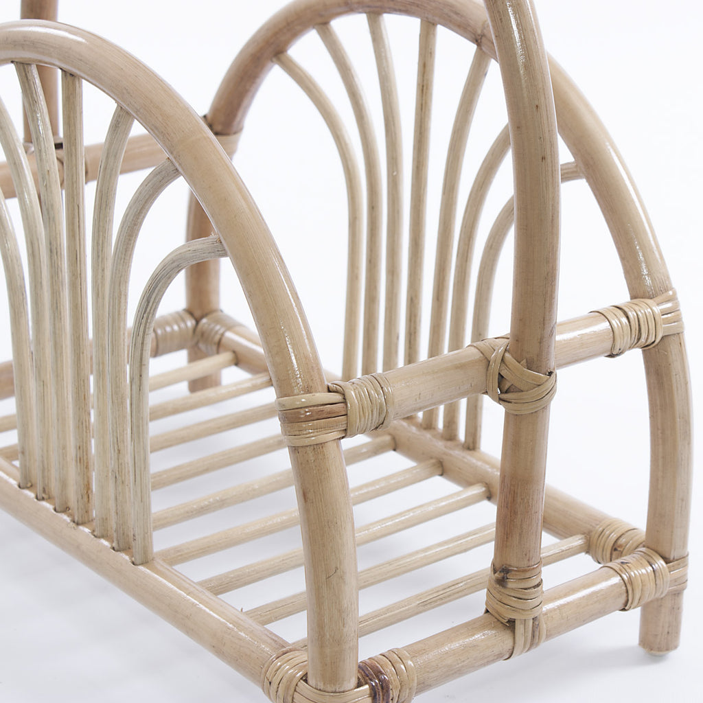 Portariviste in rattan, 42x26x42 cm