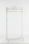 Appendiabiti in metallo bianco, 80x33x162 cm