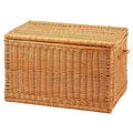 Baule rettangolare in vimini rosso, 90 cm