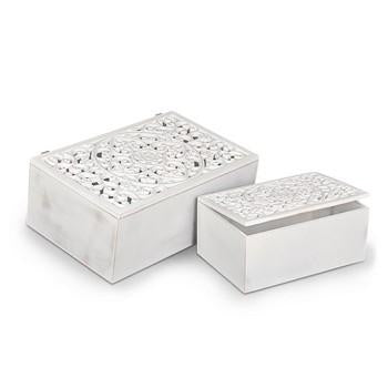 Bauletto in legno bianco