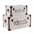 Baule in mdf "Chateau", 48x28x25 cm
