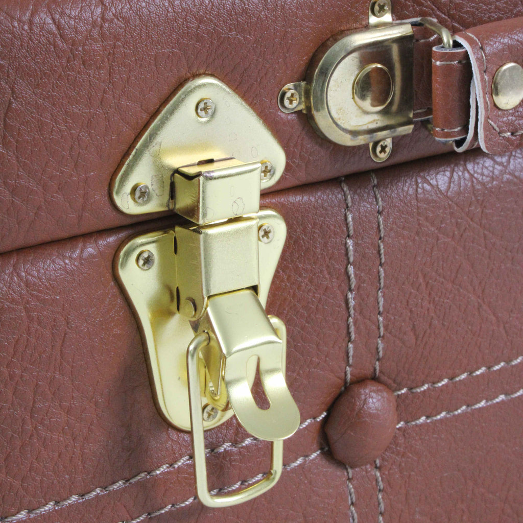 Set di 3 bauli in mdf e PU in colori assortiti, 60x37H33 cm