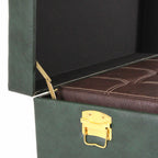 Set di 3 bauli in mdf e PU in colori assortiti, 60x37H33 cm