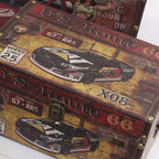 Baule in mdf Route 66, 50x30H25 cm, set di 3