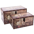 Bauli in MDF Paris, set di 2, 48x28x26 cm
