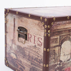 Bauli in MDF Paris, set di 2, 48x28x26 cm
