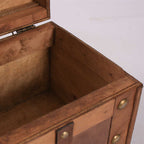 Bauli in compensato chiaro, set di 3, 60x34x36 cm