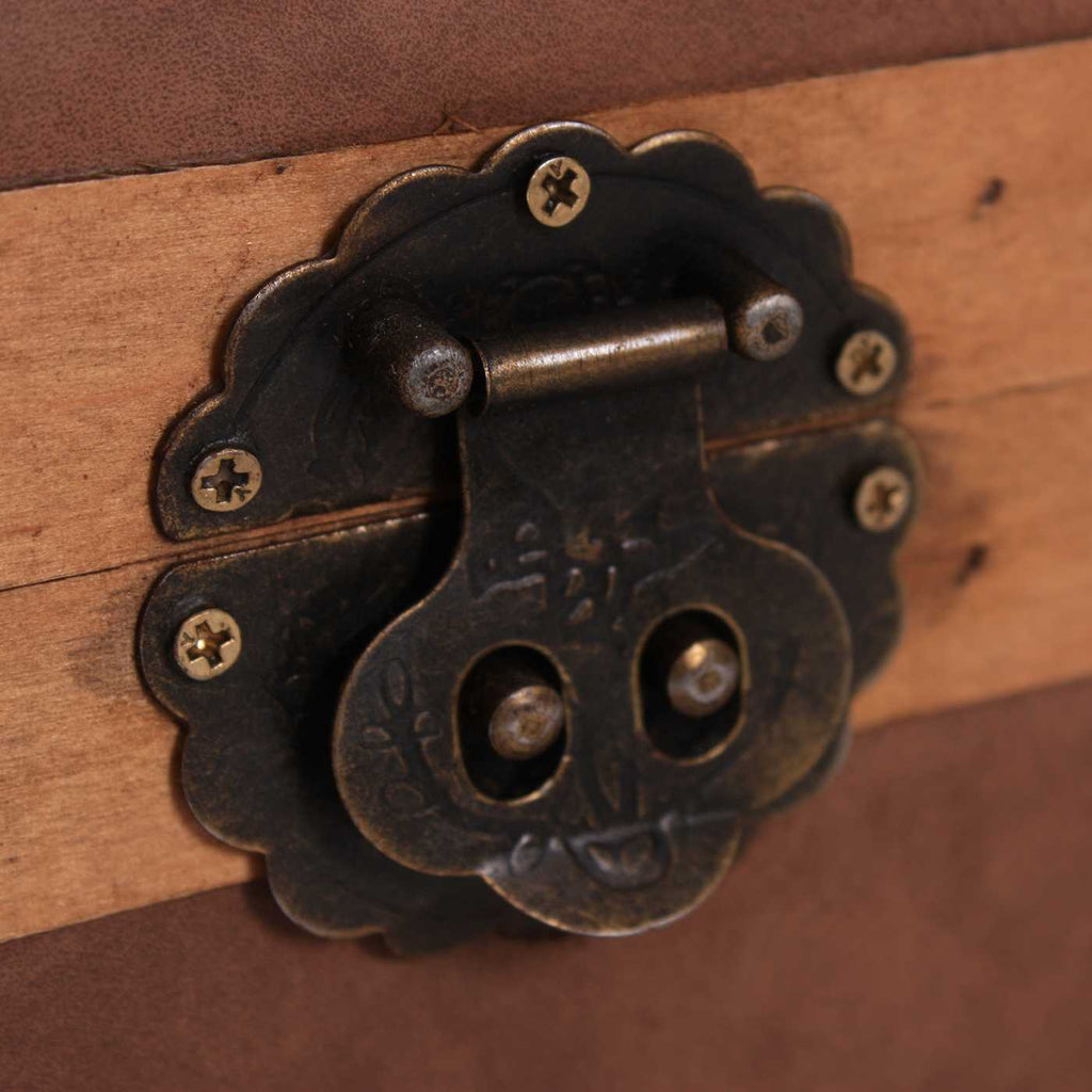 Bauli in compensato chiaro, set di 3, 60x34x36 cm