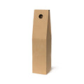 Portabottiglie singolo in cartone avana, 9x9x41 cm (kit da 10)