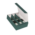 Portabottiglie triplo in cartone verde, 27x36,5x10 cm (kit da 10)