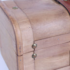 Portabottiglie singolo in legno marrone, 35x13H12 cm (kit da 3)
