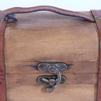 Portabottiglie singolo in legno marrone, 35x13H12 cm (kit da 3)