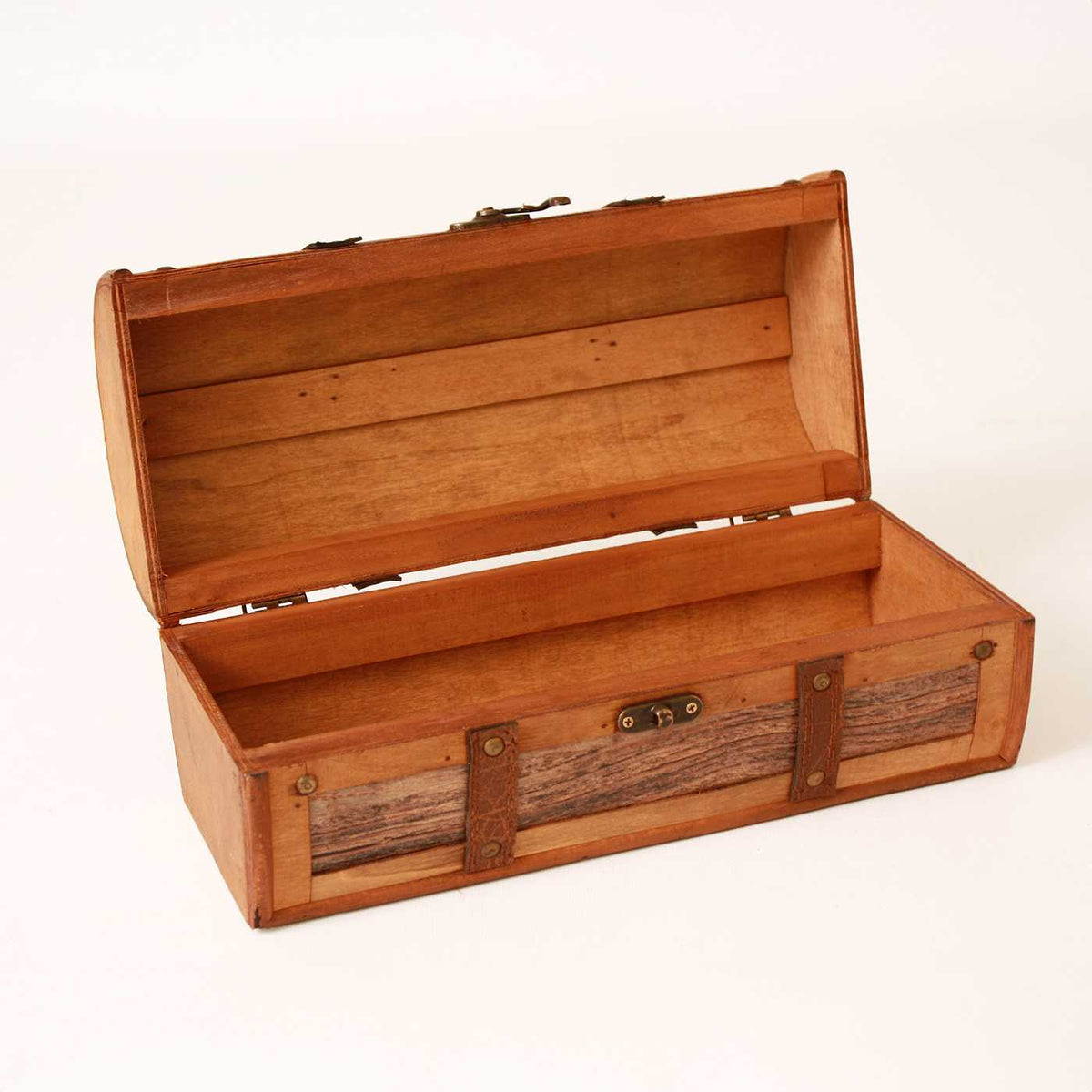 Portabottiglie singolo in legno bombato, 34x15H15 cm (kit da 3)