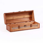 Portabottiglia singolo in legno, 35x13H12 cm (kit da 3)
