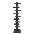 Portabottiglie lamiera acciaio verniciato antracite h150 9 p
