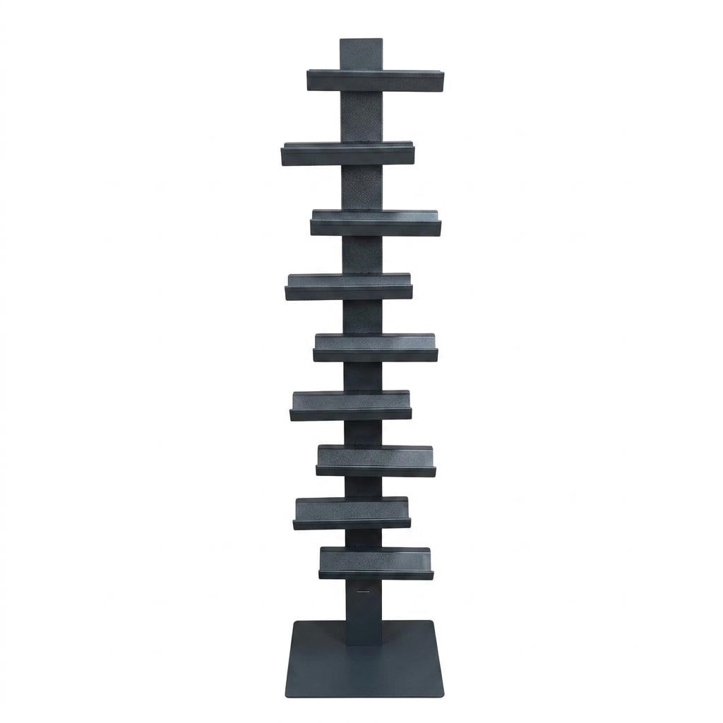 Portabottiglie lamiera acciaio verniciato antracite h150 9 p