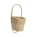 Tasca da appendere in vimini naturale, 13x11H12/27 cm (kit da 10)