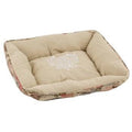 Cuccia per cane in tessuto beige e rosa (kit da 3)
