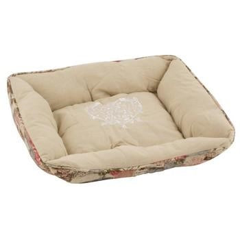 Cuccia per cane in tessuto patchwork a fiori