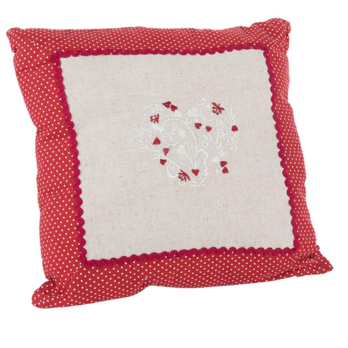 Cuscino in ecru bianco, 40x40 cm