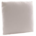 Cuscino in cotone ecrù sfoderabile, 55x55 cm