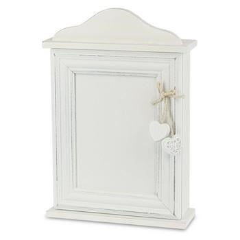 Portachiavi in legno bianco (kit da 3)