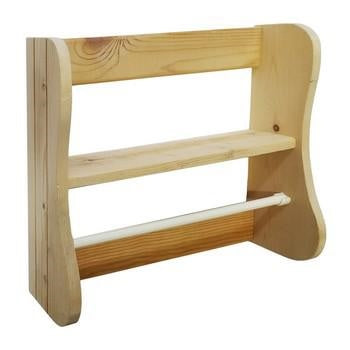 Porta scottex da appendere legno chiaro, 31x23x10 cm