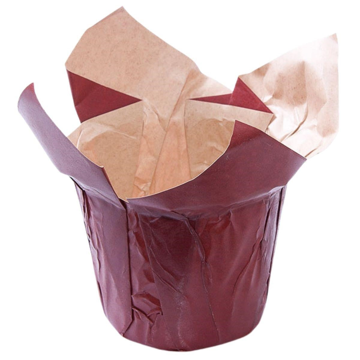 Coprivaso di carta rossa, Ø12x16 cm