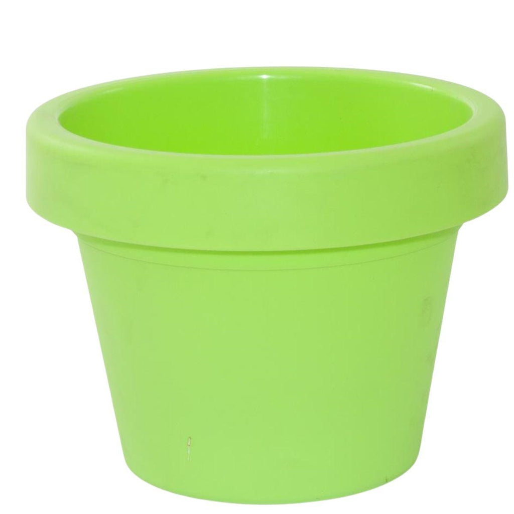 Vaso in plastica verde, Ø38H29 cm