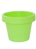 Vaso in plastica verde, Ø38H29 cm (kit da 3)
