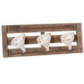 Pannello decorativo in abete con imbuti, 81H31 cm